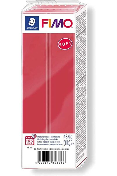 Staedtler 8021-26 Modelleme Kili Fımo® Soft 454 gram Vişne Kırmızı