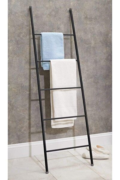 Retodesign Merdiven Havlu Rafı Siyah 1880