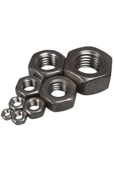 DEMİR CİVATA M6 Somun Siyah Dın:934 (50-adet)
