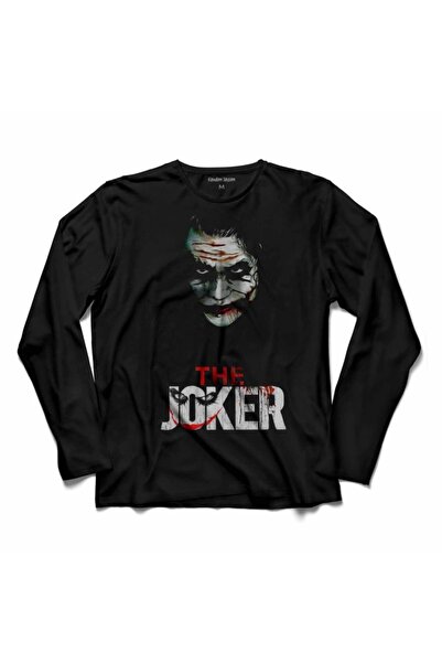 Kendim Seçtim Μπλουζάκι με μακριά μανίκια Batman Joker Dark Knight Black Knight