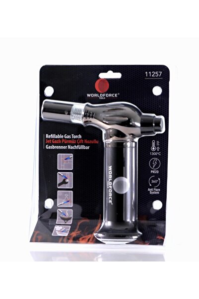 Worldforce Turbo Torch Piezo 1300° Doldurulabilir Jet Pürmüz