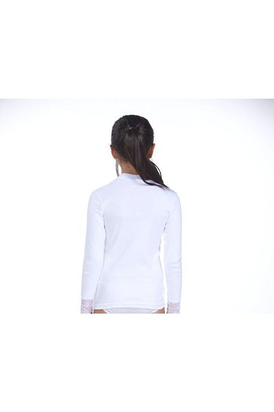 ZEYZEY Κοριτσίστικο μπλουζάκι Ribbed Lace 7067t