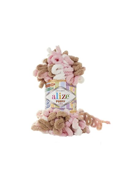 Alize Puffy Color El Örgü Ipi 6046 5'li Paket