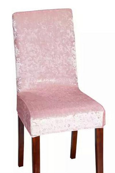 Fushia Κάλυμμα καρέκλας Lycra Velvet Πλενόμενο κάλυμμα καρέκλας Spandex σε σκόνη