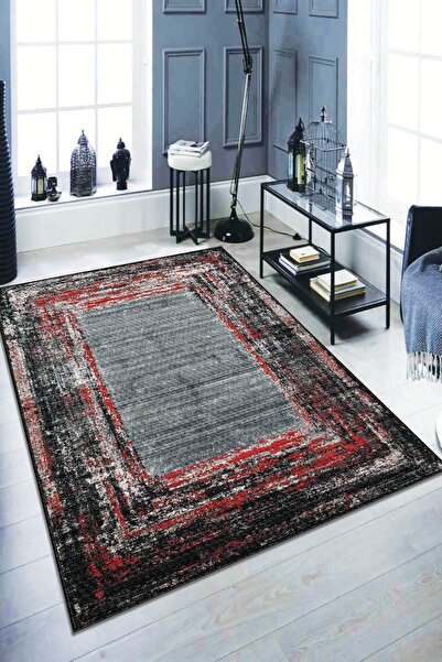 NeluxHome Dijital Baskı Kaymaz Taban Makinede Yıkanan Vintage Halı Ar122