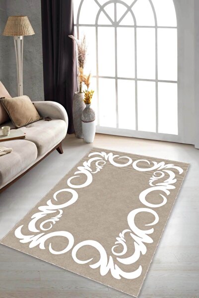 NeluxHome Kaymaz Tabanlı Makinede Yıkanabilir Modern Dekoratif Halı Ar487