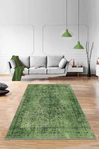 RugViva Kaymaz Tabanlı Makinede Yıkanabilir Halı Rv280 Vintage