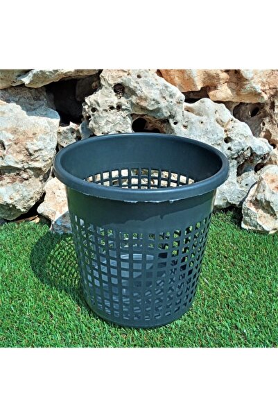 Asenya File Saksı 6,7 Lt 5 Adet Delikli Saksı Sepet Saksı Repikaj Saksı Plast...