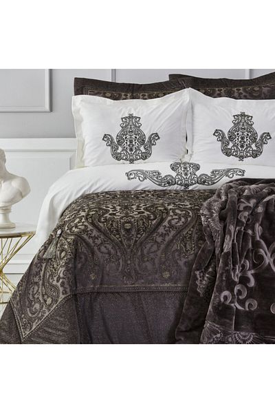 Karaca Home Glamour Glitter Anthracite Dowry Set
