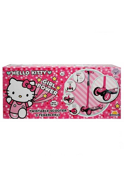 Sunman Hello Kitty 3 Wheel Twistable Scooter