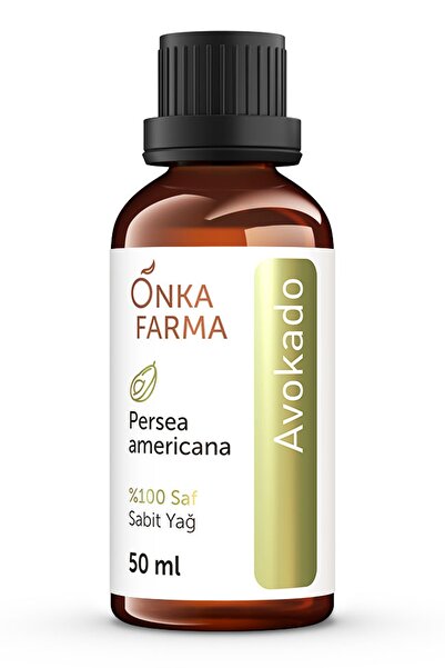 OnkaFarma Onka Farma %100 Saf Avokado Yağı 50 ml Soğuk Sıkım