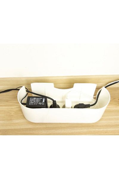 Minty Life White Color Cable Organizer