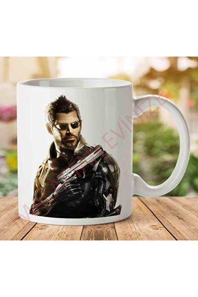 ART HEDİYE كوب مطبوع على الجانبين من Deus Ex
