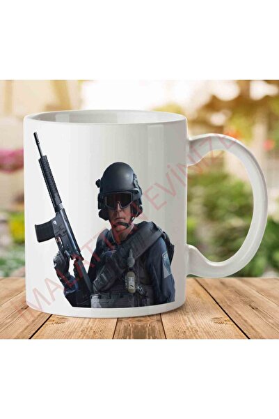 ART HEDİYE كوب مطبوع على الجانبين من Battlefield