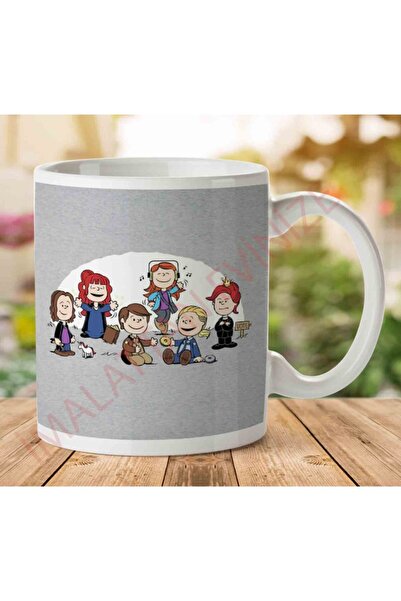 ART HEDİYE كوب مطبوع على الجانبين من The Supernatural Girls Peanuts