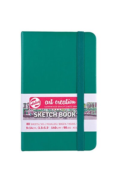 Art Creation Скетчбук Talens 9x14 см, 140 г, 80 аркушів, лісовий зелений