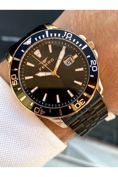 FERRO Original Men's Watch + Bracelet Gift