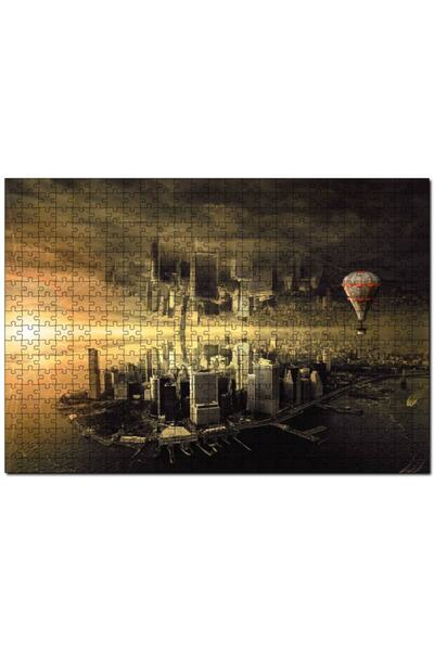 Cakapuzzle Cakasepetim Fantastic City 500 Piece Puzzle MDF (Wood)