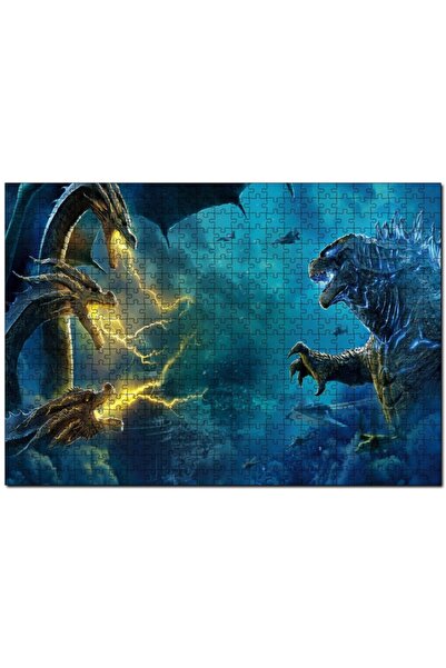 Cakapuzzle Godzilla King Of The Monsters 500 Parça Puzzle Yapboz Mdf (ahşap)