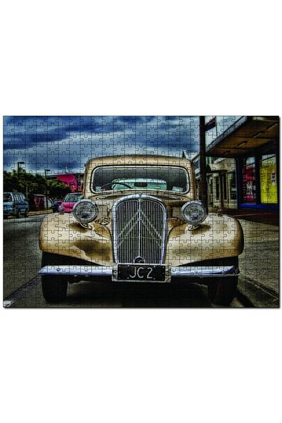 Cakapuzzle Classic Gold Car Visual 120 Piece Puzzle Jigsaw Puzzle Mdf (wood)