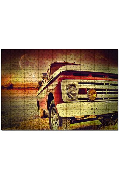Cakapuzzle Pickup Truck Classic 255 Piece Puzzle Jigsaw Puzzle Mdf (wood)