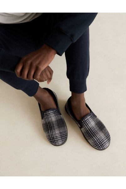 Marks & Spencer Freshfeet™ Ekose Desenli Terlik