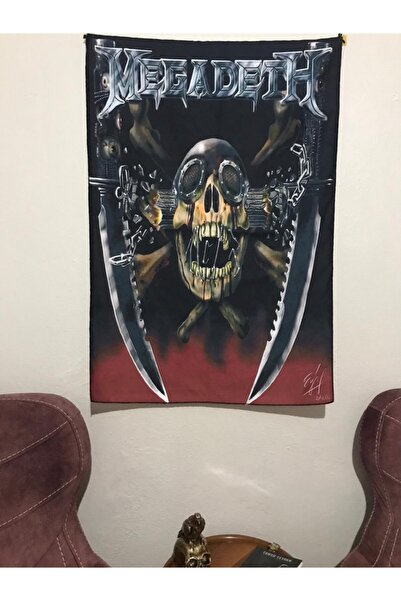 owl bag سجادة حائط بتصميم منقوش من ميتاليكا ميجا ديت