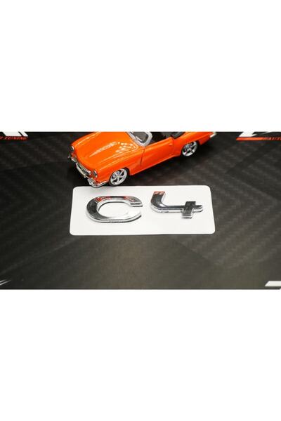 EDEXPORT سيتروين C4 بيكاسو 2011+ شعار شعار حروف ثلاثي الأبعاد من الكروم ABS 3M