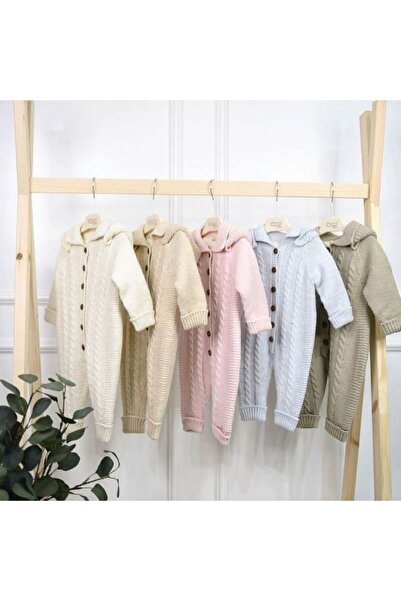 eafacan Erkek Bebek Saç Örgülü Tulum