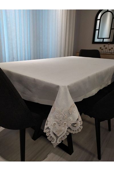 Çeyiz Bahçesi Față de masă din in Mencia 160&220
