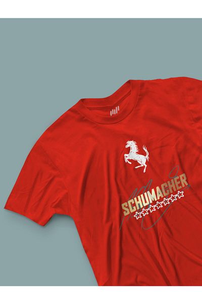 FANBOX SHOP Μπλουζάκι Michael Schumacher Premium Gold Shiny