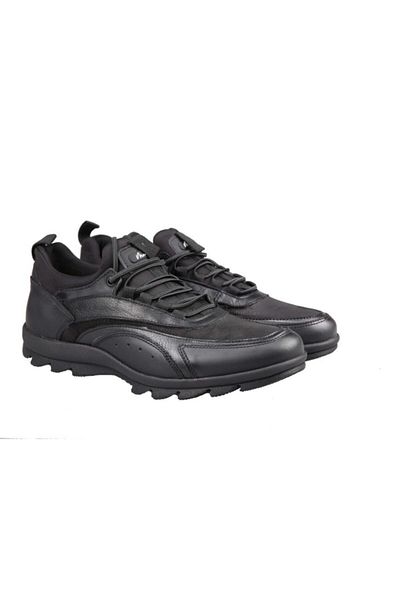 MARCOMEN 14110 Pure Leather Black Men's Casual Shoes