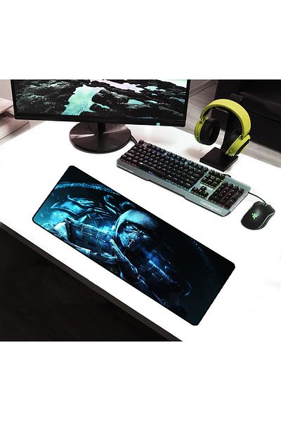 sgeteknoloji 70x30 سم Subzero مخيط غير قابل للانزلاق سرعة الإصدارلوحة ماوس للألعاب