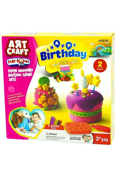 Art Craft Play Dough Birthday Set