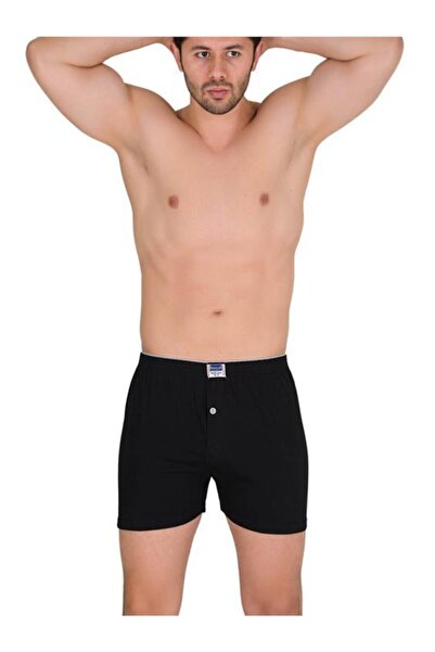 Berrak 1099 100% Cotton Combed Black 3-Piece (3 Pieces) Men's Boxers