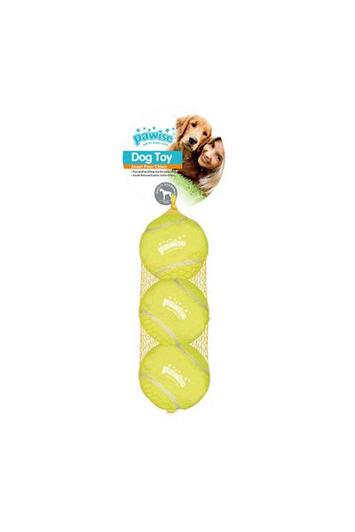 Pawise Squeaky Tennis Ball 3 Pieces 6.35 cm