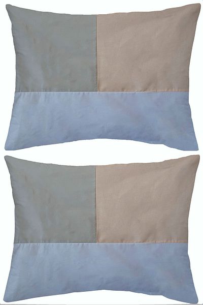 makiteks Комплект калъфки за възглавници от 2 части, 100% тъкан памук, 50x70, модел Trio
