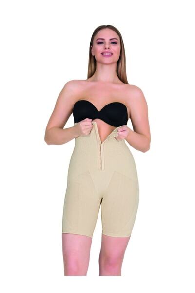 jilly jo مشد نسائي منقوش بلون البشرة