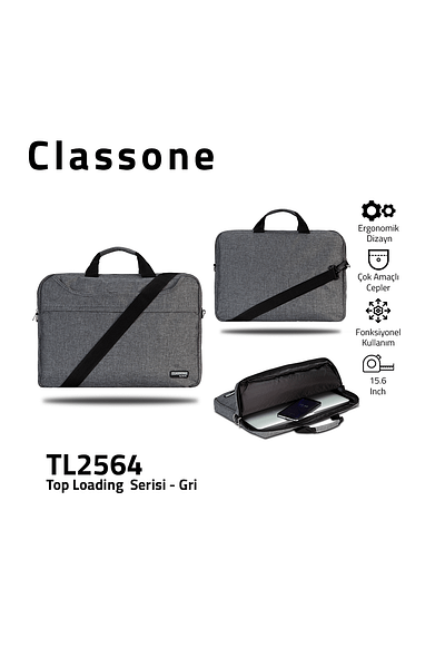 Classone حقيبة يد للكمبيوتر المحمول مقاس 15.6 بوصة Tl2564