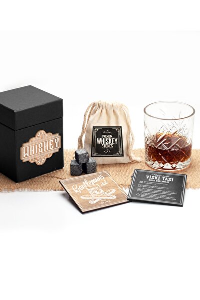 hediyemen Özel Kutuda Premium Viski Kadehi Seti