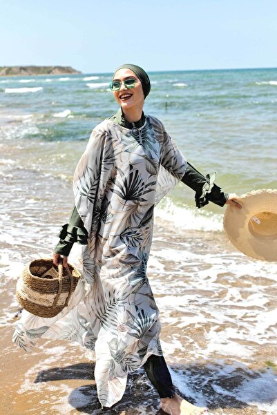 Marina P2101 Model Patterned Women's Hijab Pareo