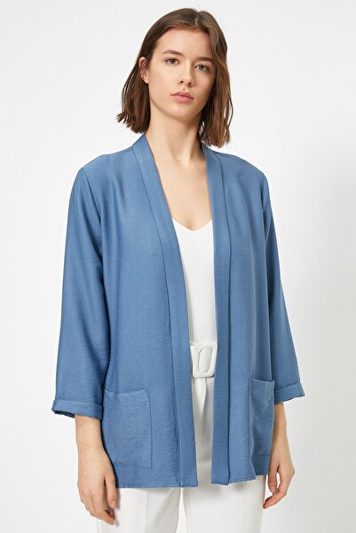 Koton Női kék, laza szabású kimonó