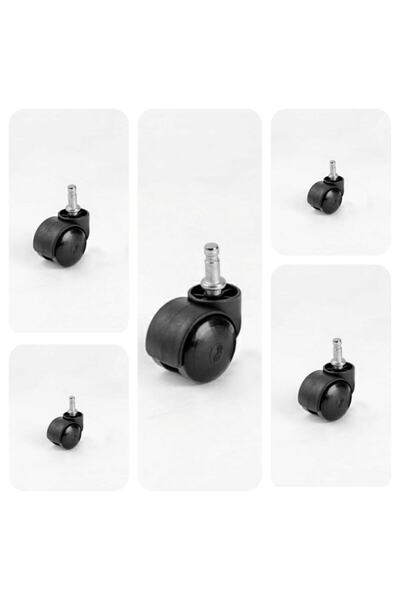ARON 413 Ofis Büro Tipi Tekerlek Kalın Pimli Mobilya Tekerleği 5 Adet Oyuncu ...