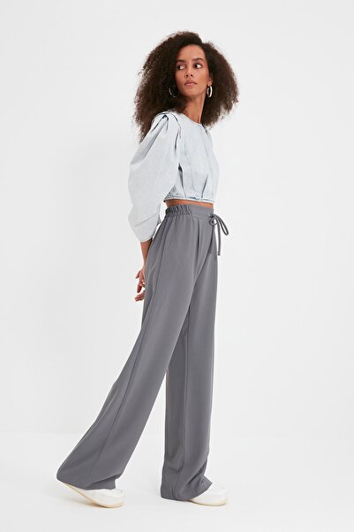 Trendyol Collection Pants - Gray - Relaxed