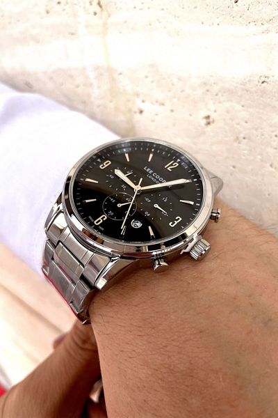 Lee Cooper Lc07257.350 Men's Wristwatch - With Stopwatch And Calendar