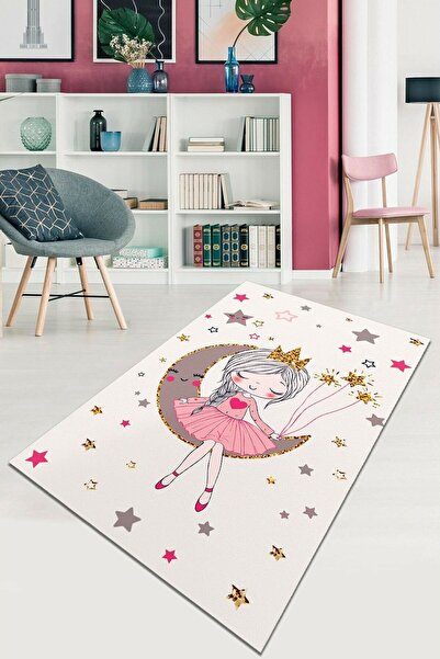 Genel Markalar Dijital Baskılı Kaymaz Taban Yıkanabilir Tay Tüyü Kumaş Çocuk ...