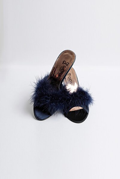 GIONA Thin Waisted Heeled Bridal Slippers