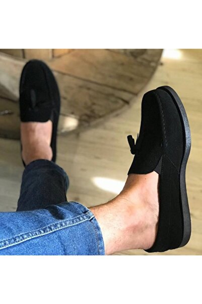 Knack Чорні мокасини - чоловіче взуття 007