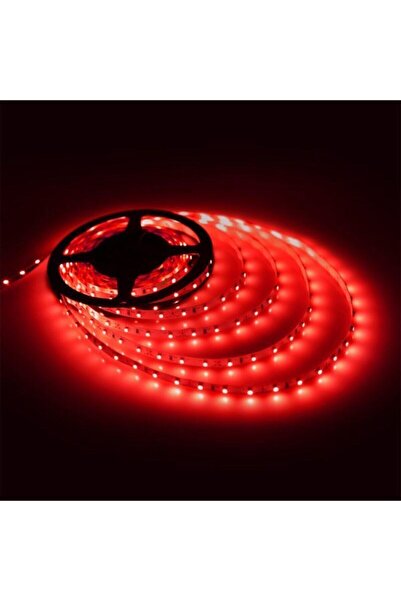 Genel Markalar 3 Çipli Iç Mekan 5m Rulo Kırmızı Şerit Led Işık (Adaptör olmad...