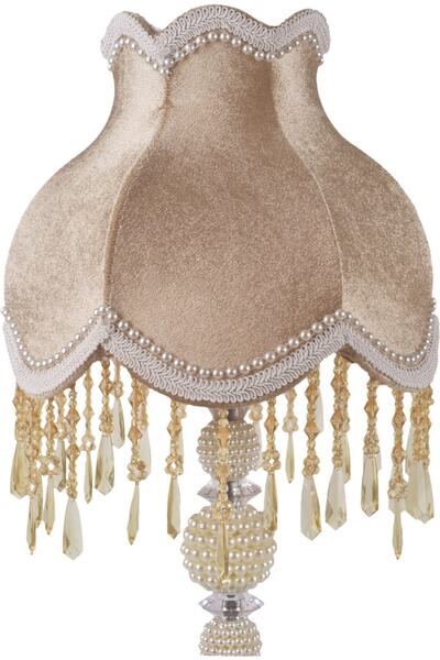 Dekovien Classic Velvet Covered Paddy Model Lampshade